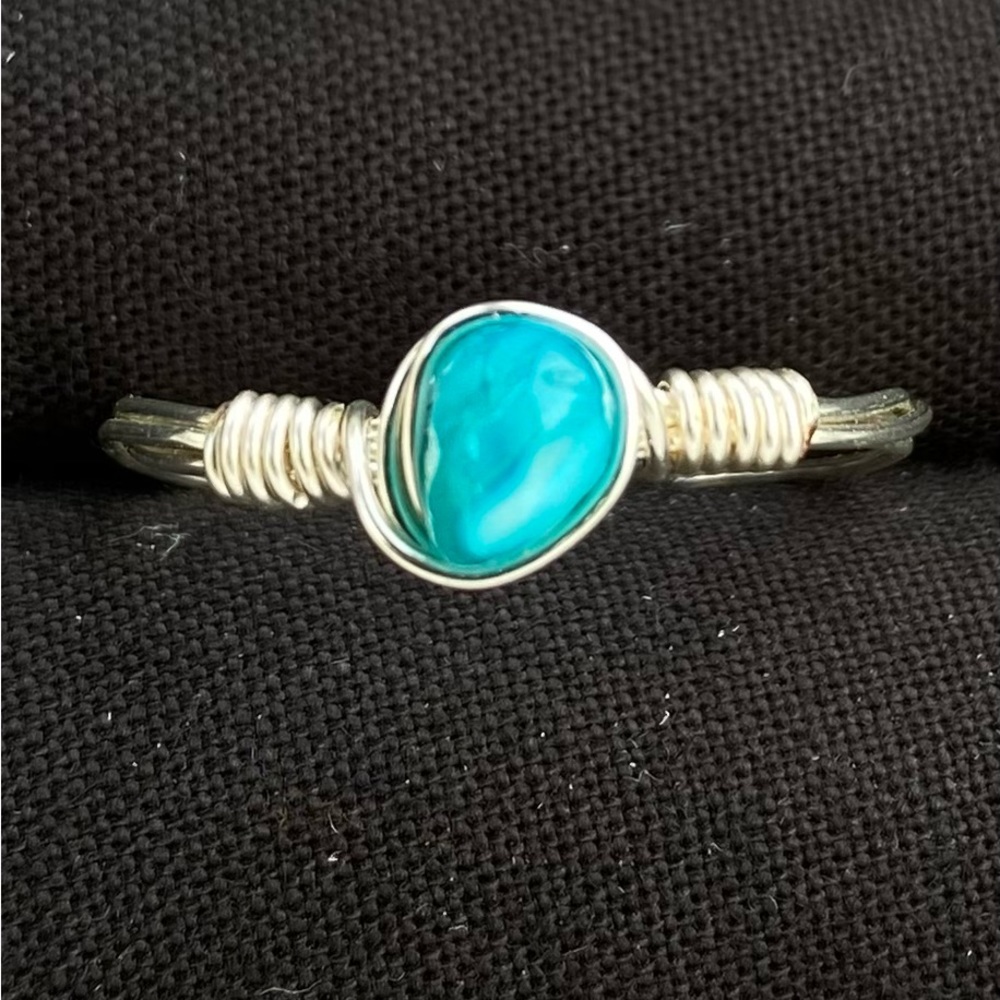 Crystal ring.